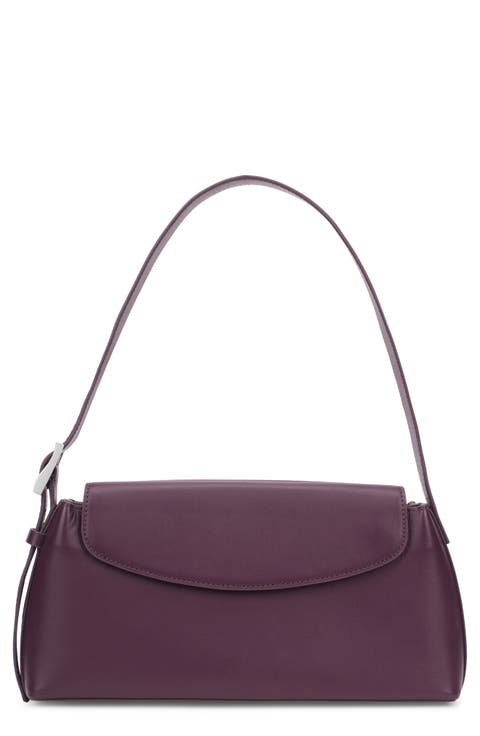 Yara Leather Baguette Bag