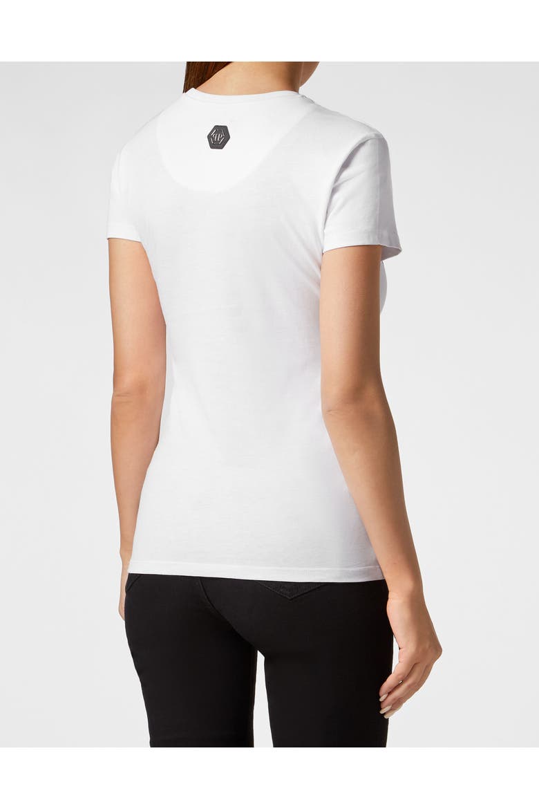 T-Shirt Sexy Pure With Crystals Women, Alternate, color, white