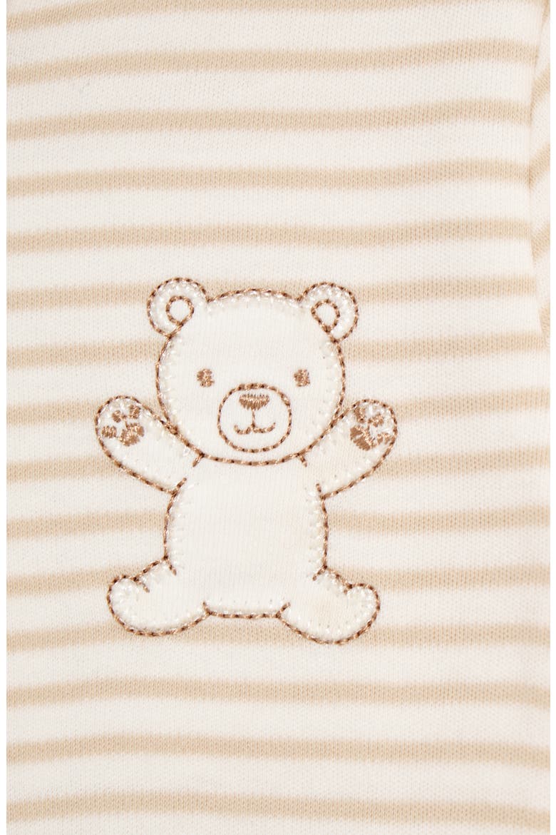 Kids' Bears 2-Pack Cotton Footies, Alternate, color, WHITE MULTI