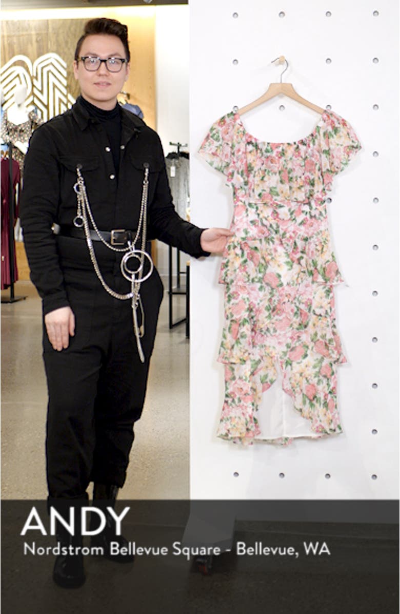 Off the Shoulder Midi Dress, sales video thumbnail