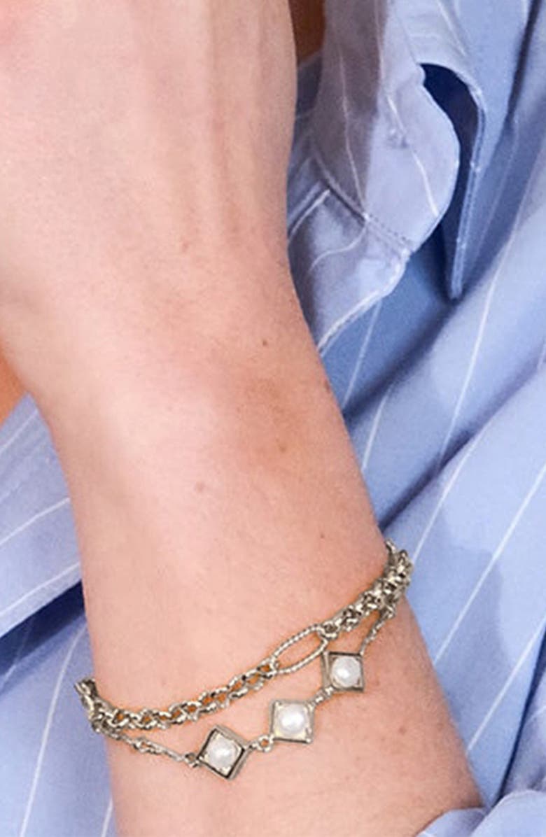 Sterling Forever Reine Set of 2 Bracelets, Alternate, color,