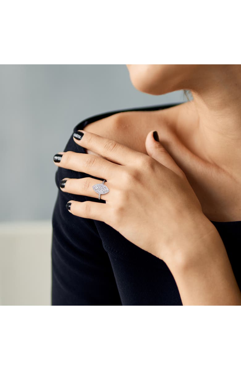 Julianna B. Diamond Composite Engagement Ring 10k, Alternate, color, 10K White Gold