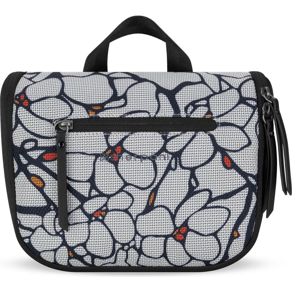 Sherpani Co-pilot, Travel Toiletry Bag, Hanging Cosmetic Organizer, Water Resistant Makeup Bag, Show In Pink