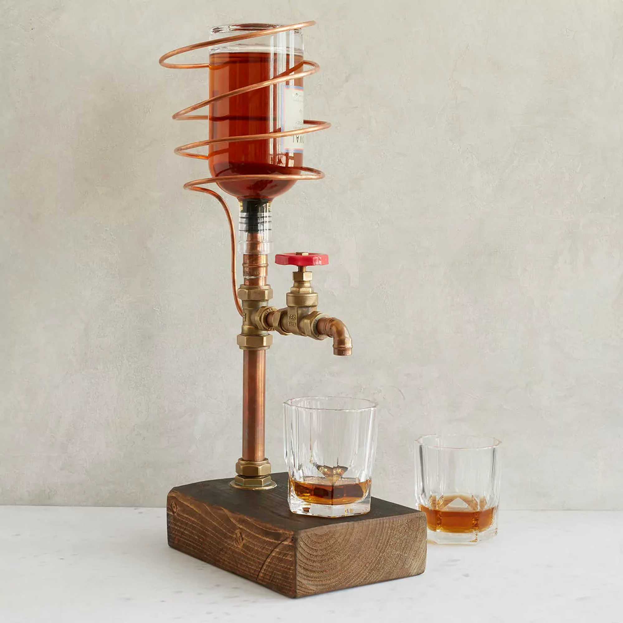 Uncommon Goods Industrial Brass & Copper Drink Dispenser - Copper / Brass