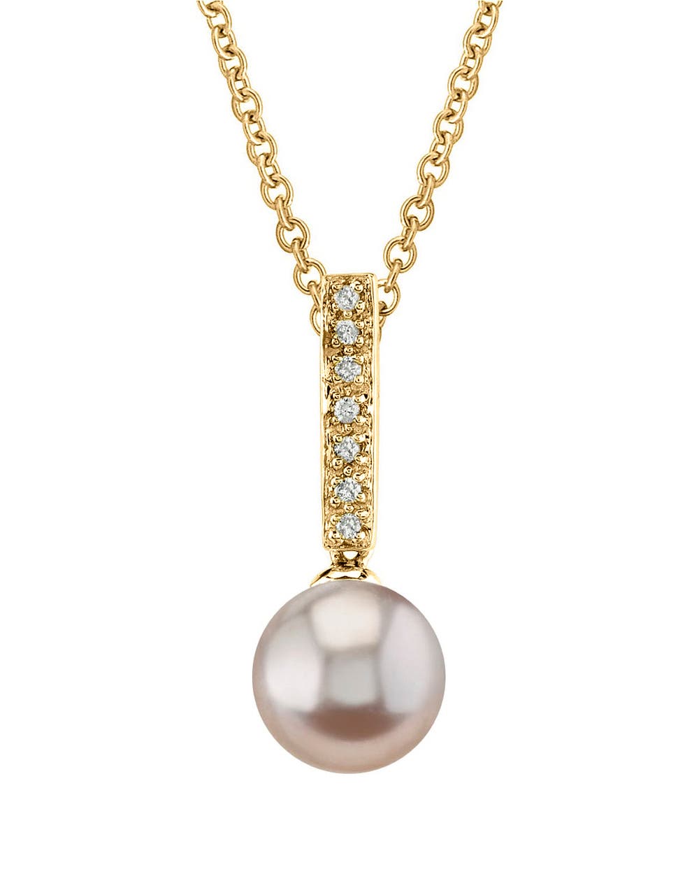 Pink Pearl - Yellow Gold