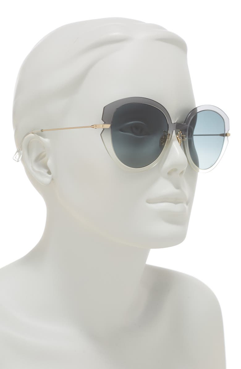 CHRISTIAN DIOR 55mm Attitude 3 Sunglasses, Alternate, color, 