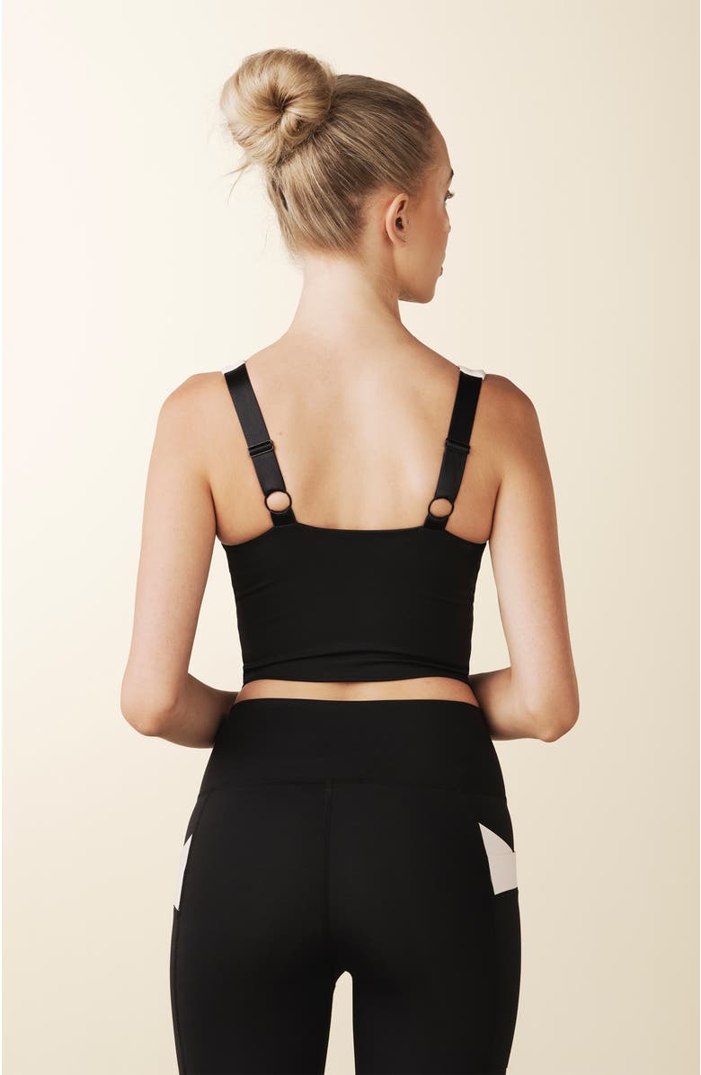 Losano Showstopper Sculpted Bra, Alternate, color, Black / Dune