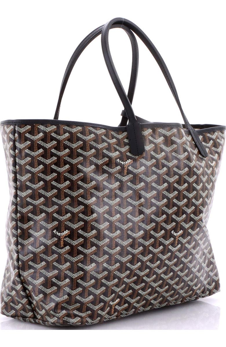 Pre-Owned Goyard Saint Louis Tote Coated Canvas PM, Alternate, color, Black