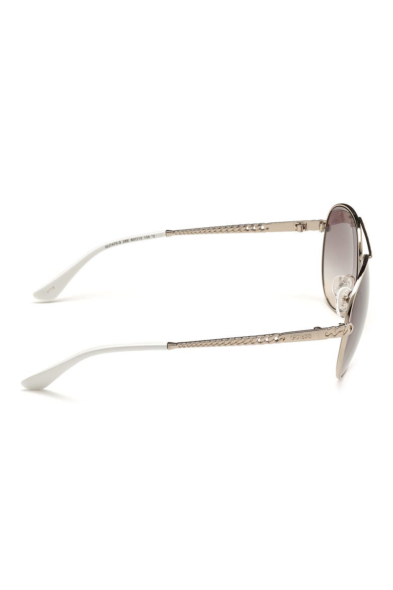 Pilot Sunglasses, Alternate, color, SHINY ROSE GOLD / BROWN