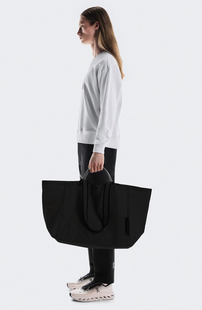 On 60L Water Resistant Nylon Cargo Pack Tote, Alternate, color, Black