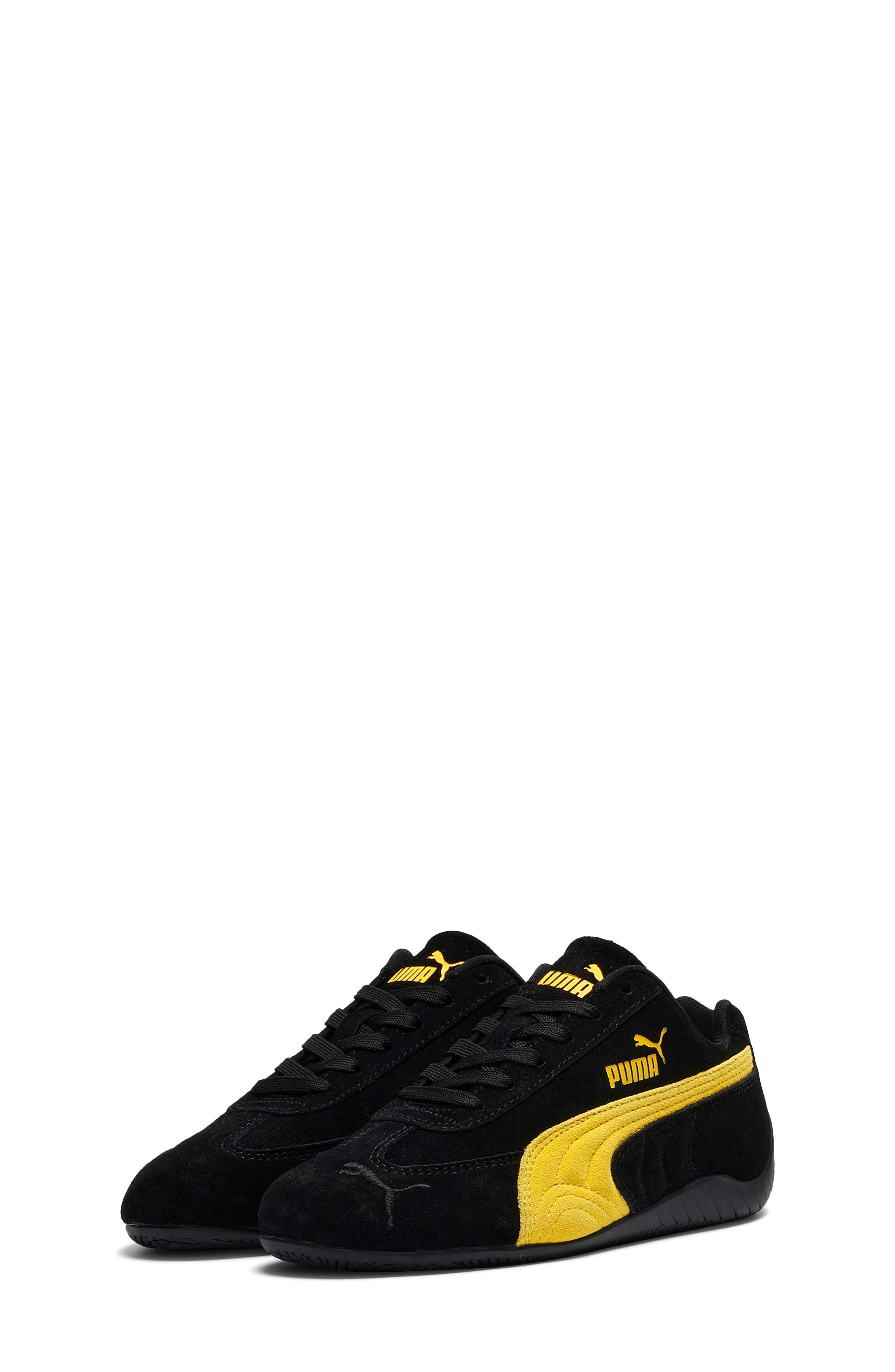 一度着用の美品★ PUMA SPEEDCAT OG★ブラック×イエロー★23.5 Puma Speedcat Og Color Pele Yellow-Puma Black 398846-19 Sneaker
