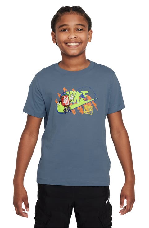 Kids' Sportswear Boxy Swoosh Graphic T-Shirt (Little Kid & Big Kid)