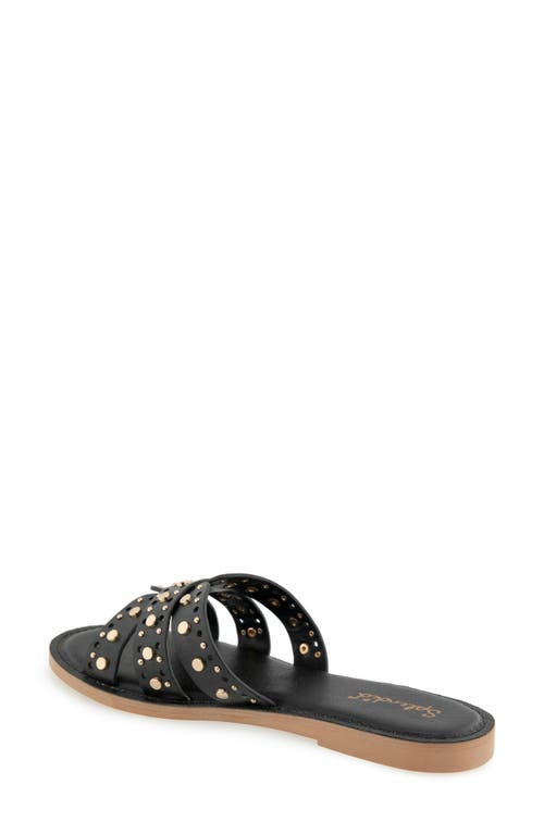Splendid Samira Studded Slide Sandal In Black
