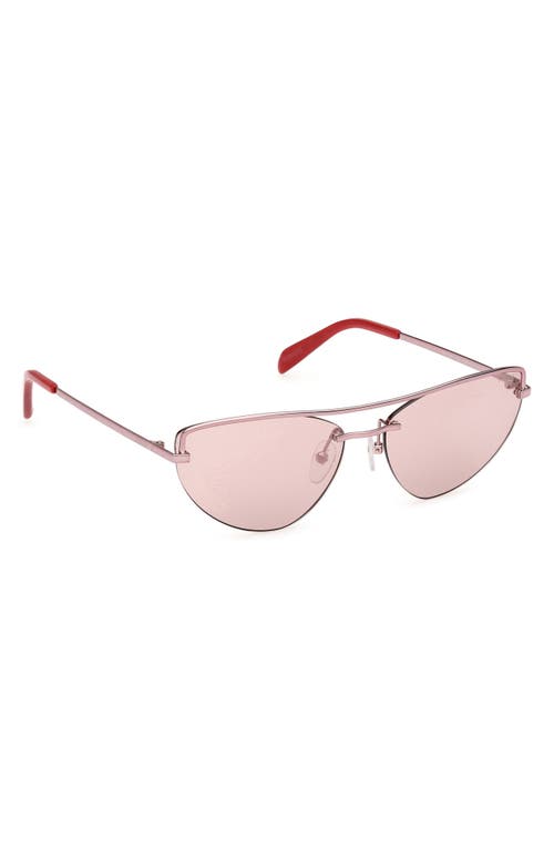 Pucci Geometric Metal & Acetate Rectangle Sunglasses In Multi
