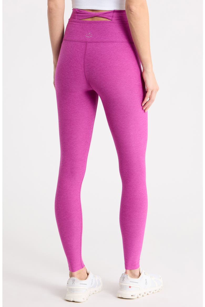 Spacedye Spin Out High Waist Leggings, Alternate, color, MAGENTA HEATHER