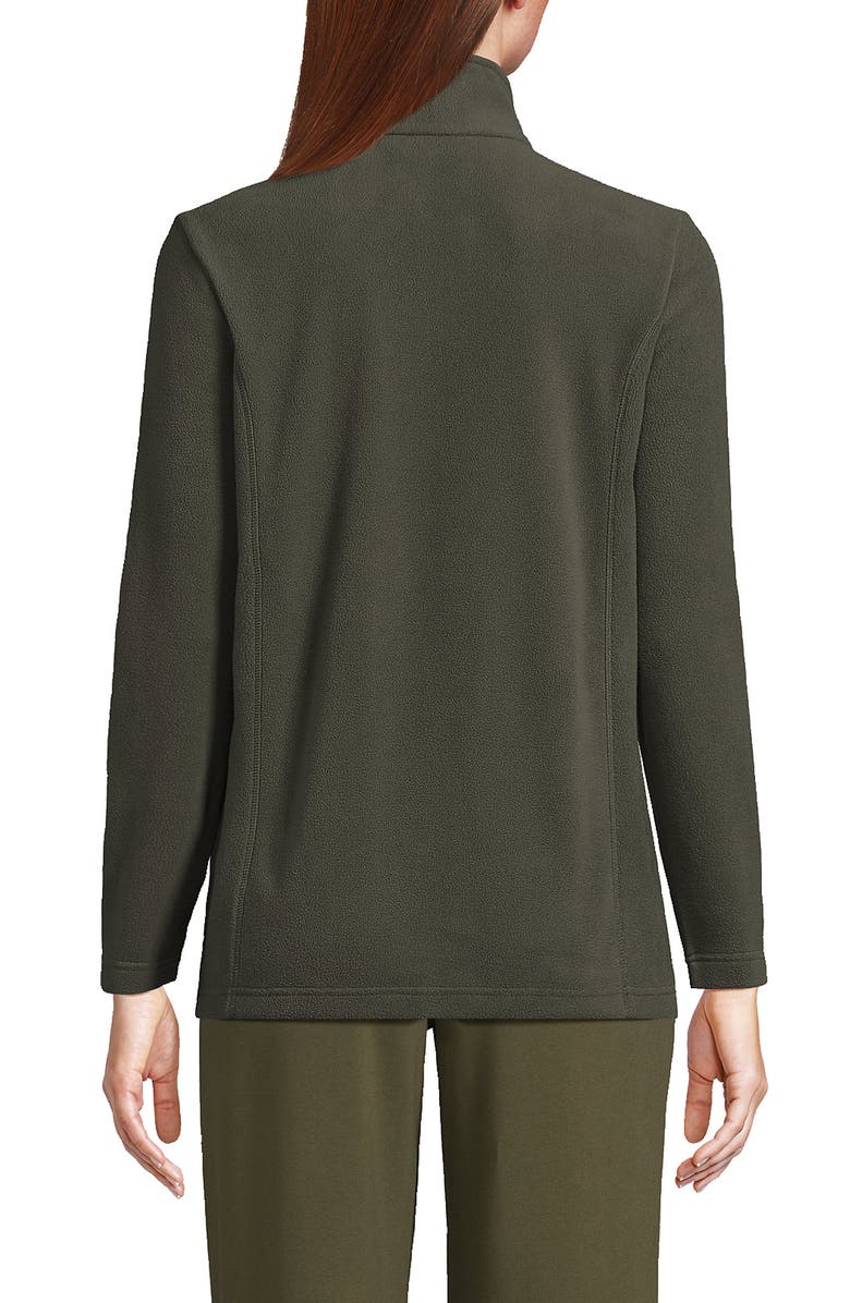 Lands' End Anyweather Fleece Full Zip Jacket, Alternate, color, Forest Moss Green