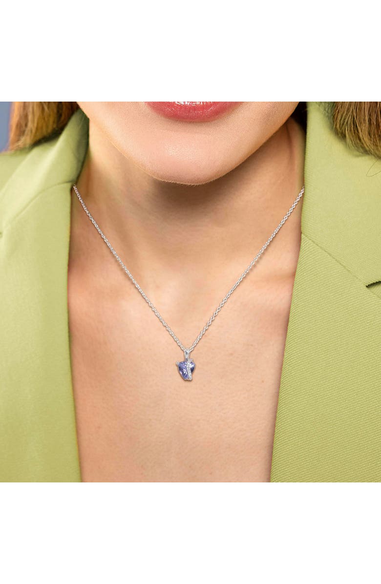 Julianna B. Tanzanite & Diamond Drop Wrap Pendant Necklace, Alternate, color, Tanzanite