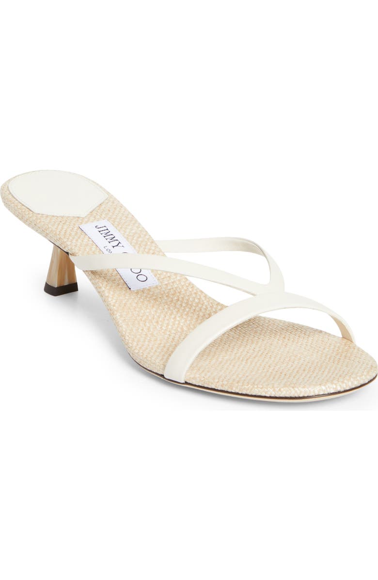 Jimmy Choo Ciela Slide Sandal, Main, color, Latte Mix