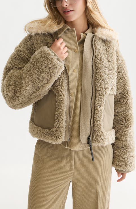 Faux Fur Short Jacket