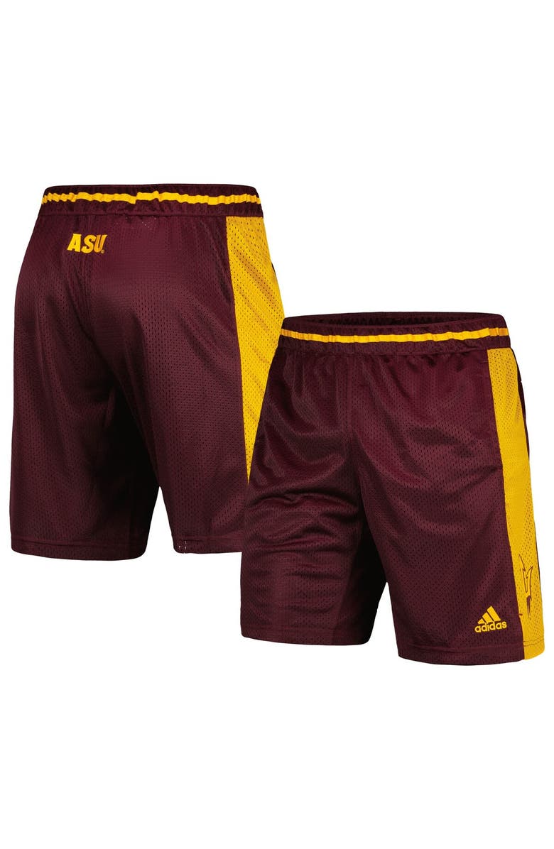 adidas Men's adidas Maroon Arizona State Sun Devils Swingman AEROREADY Basketball Shorts, Main, color, Maroon