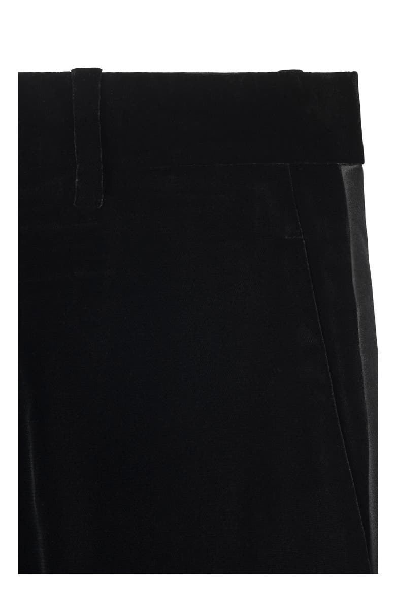 Burberry Velvet Tuxedo Trousers, Alternate, color, 