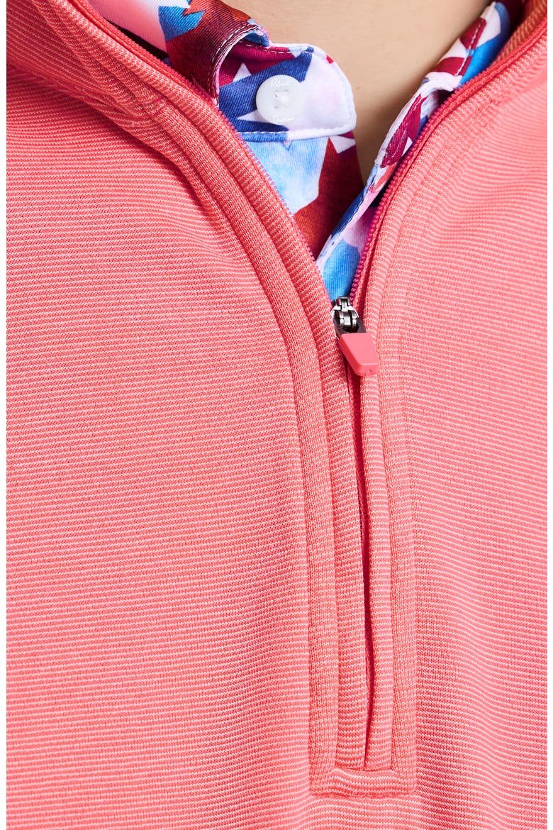 Troland Quarter Zip Pullover, Alternate, color, PINK LEMONADE