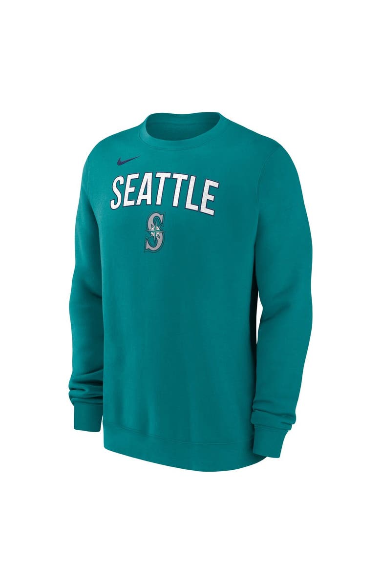 Nike Men's Nike Aqua Seattle Mariners Pullover Sweatshirt, Alternate, color, 