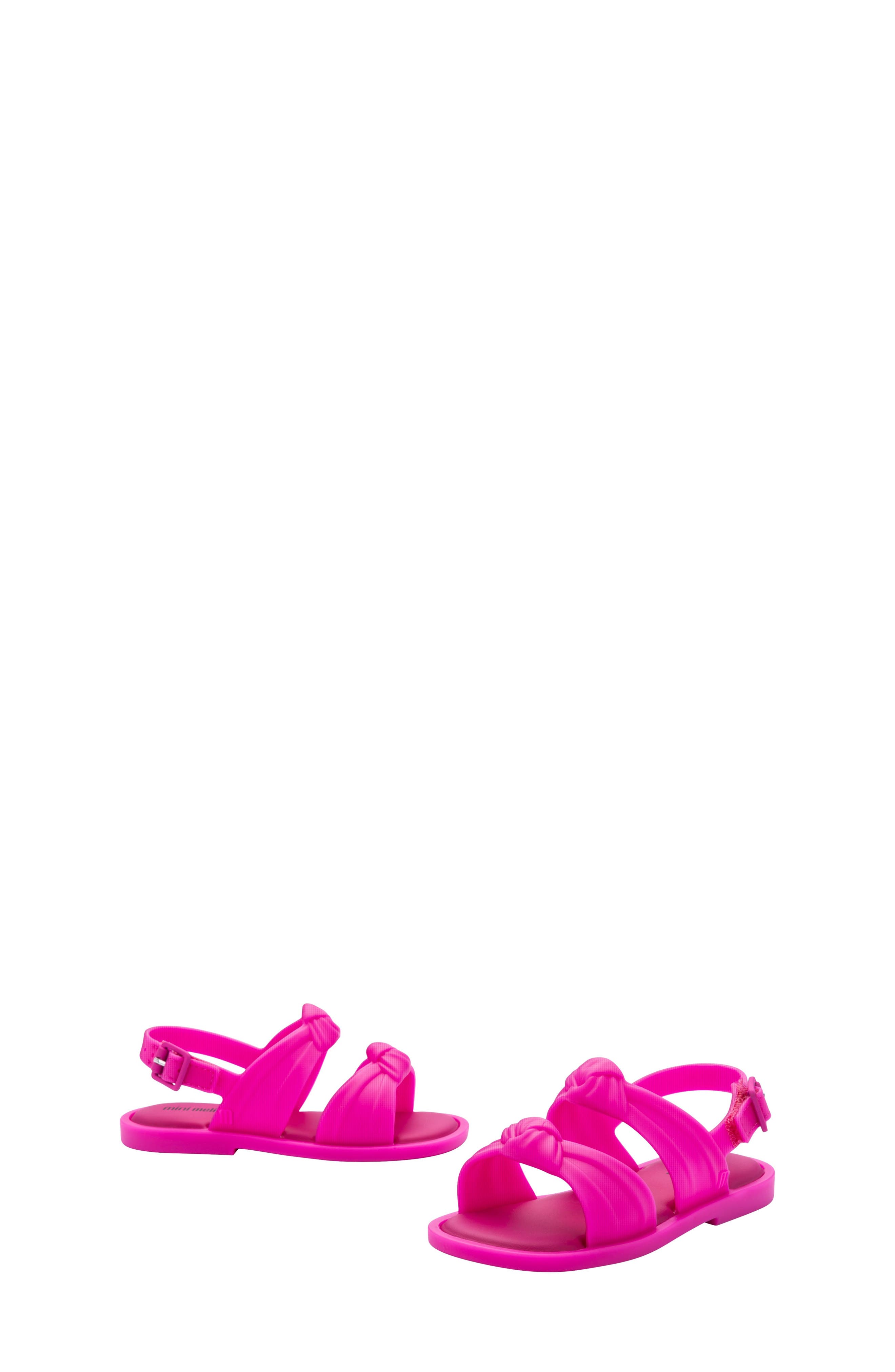 Kids' Velvet Slingback Sandal, Alternate, color, PINK