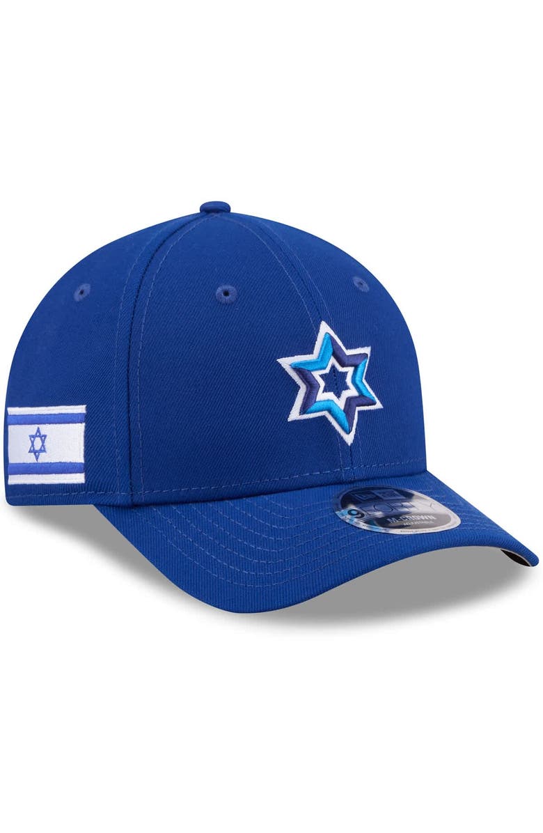 New Era Men's New Era  Blue Israel Baseball 2026 World Baseball Classic 9FORTY M-Crown Adjustable Hat, Main, color, Blue