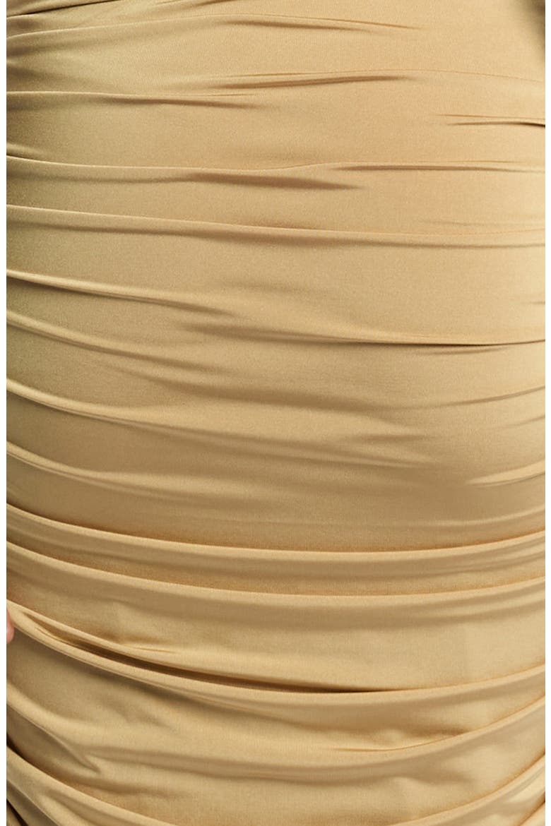 Ricky Rouched Midi Skirt, Alternate, color, Sunburst