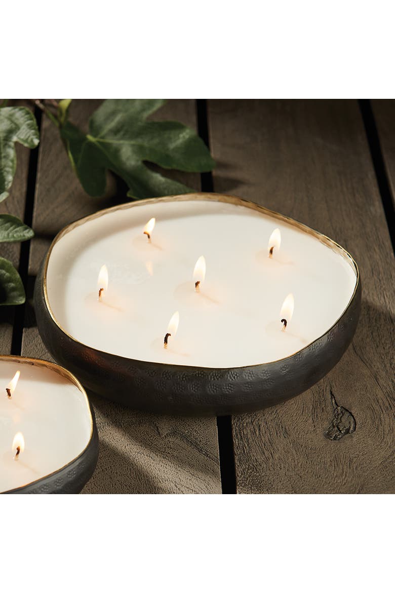 Oudh Noir 6-Wick Candle Aluminum Tray, Alternate, color, Black