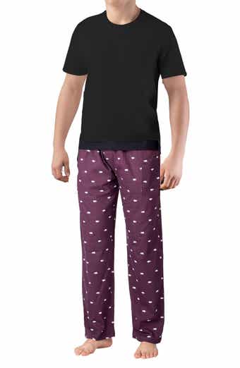 SLEEPHERO Knit Brushed California Bear Flannel Pajamas