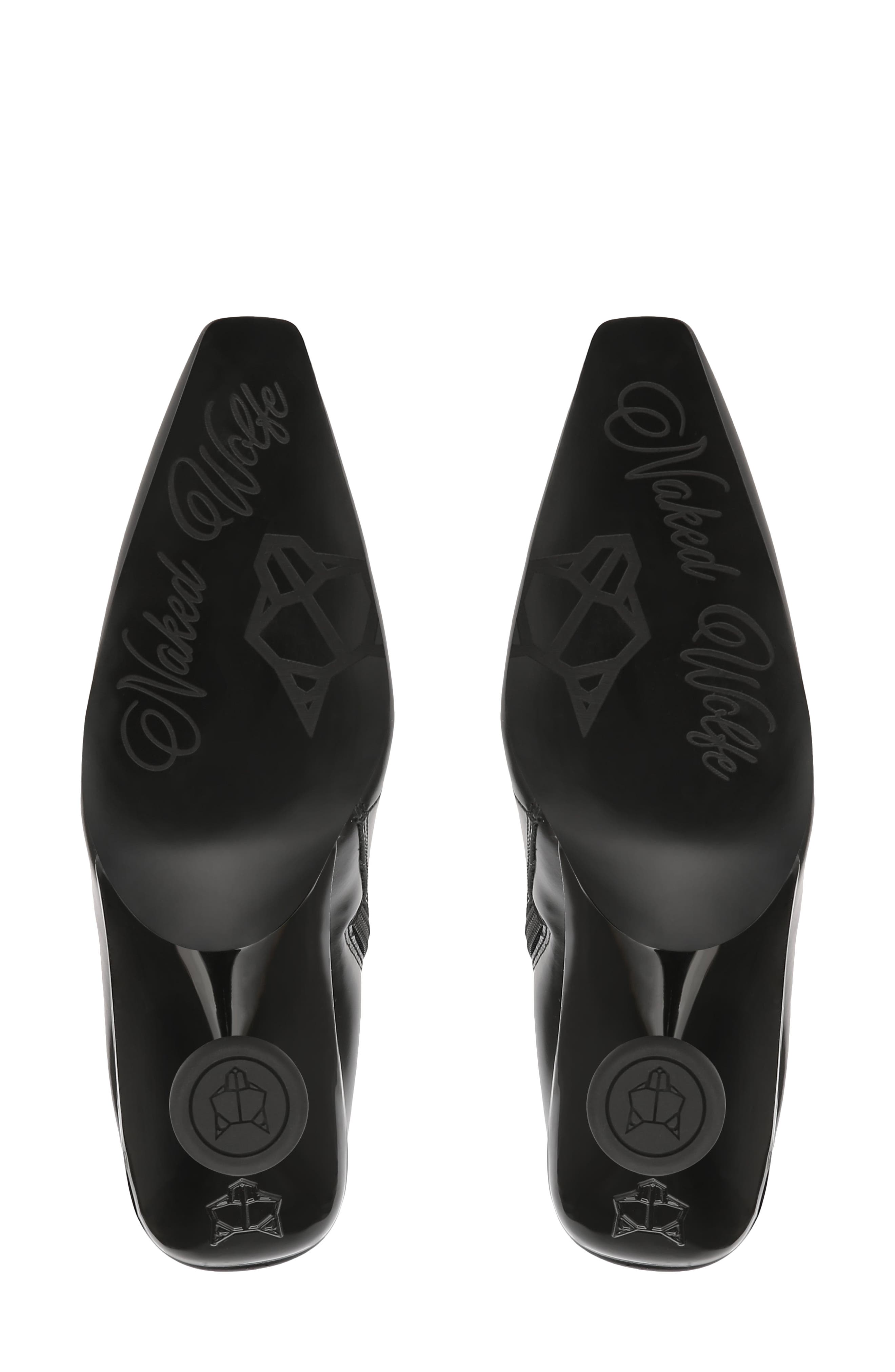 Naked Wolfe Kayla Pointed Toe Bootie, Alternate, color, 