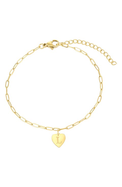 Initial Chain Bracelet