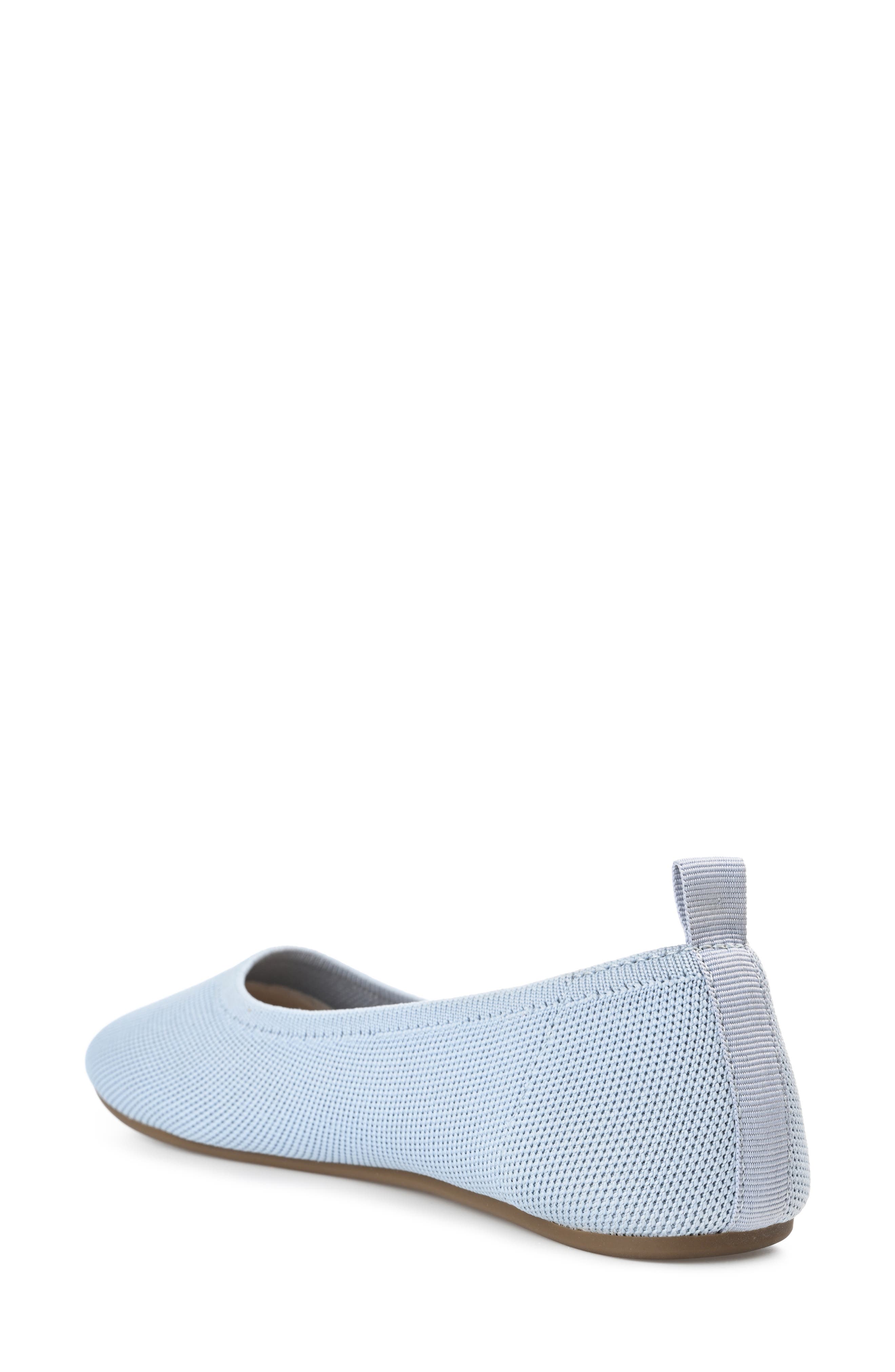 Jersie Knit Ballet Flat - Wide Width, Alternate, color, BLUE