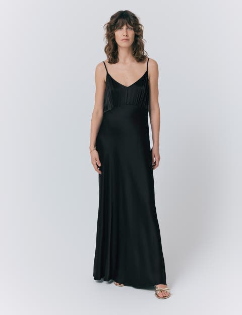 Winnie Satin Maxi Dress