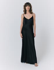 Ghost London Winnie Satin Maxi Dress