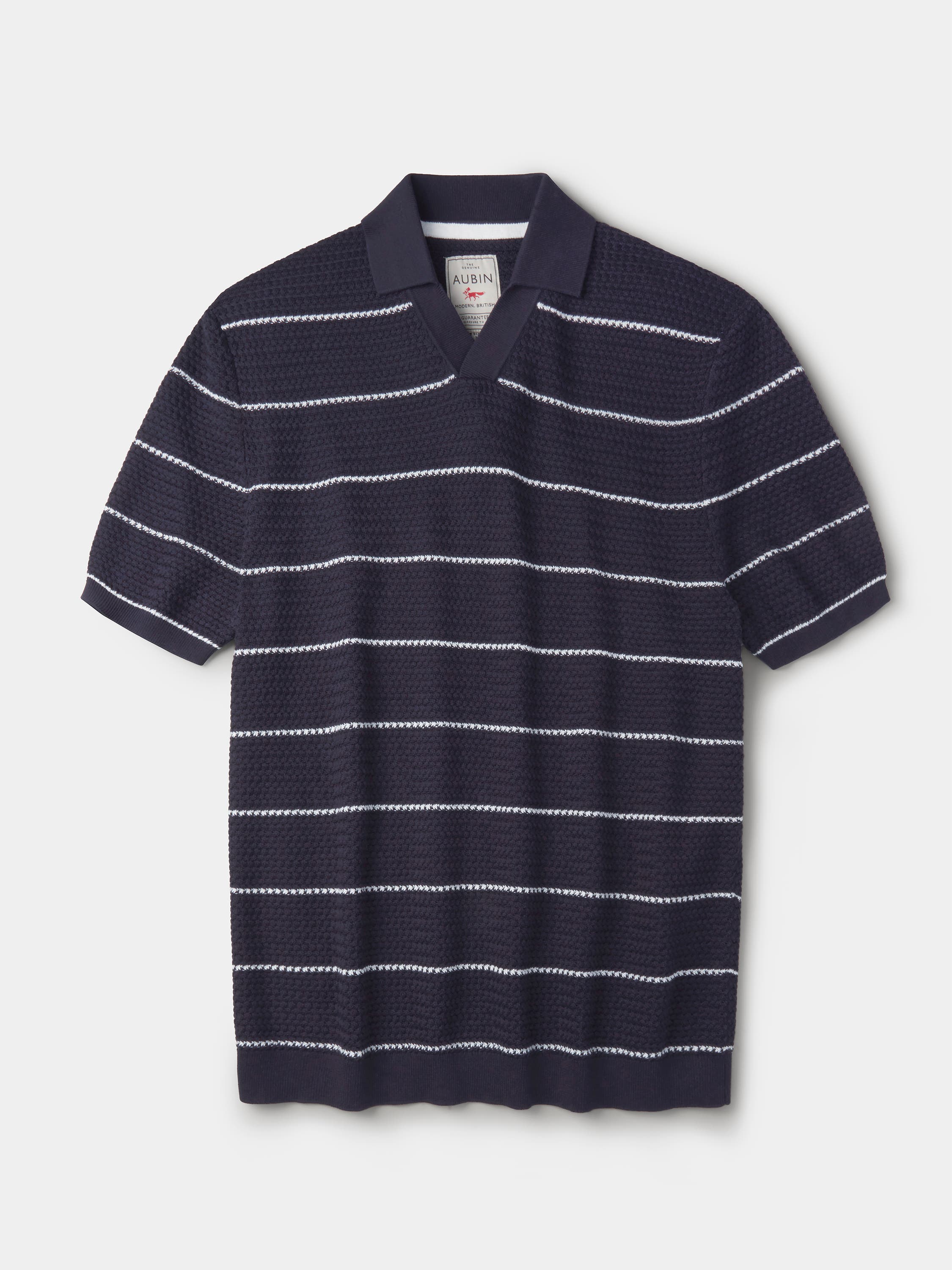 Alford Textured Cotton Polo Shirt - image 4
