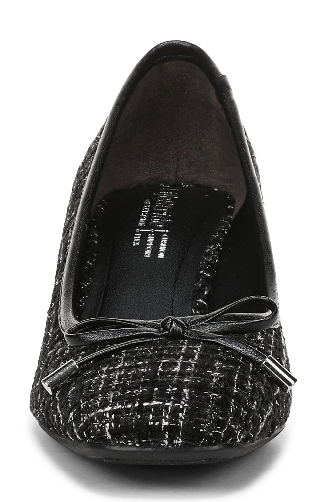 Cora Block Heel Pump, Alternate, color, BLACK