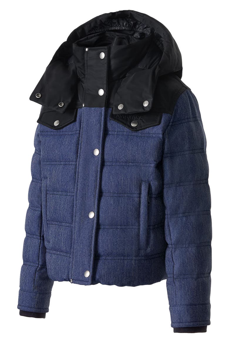 Kids' Adriel Down Denim Jacket, Alternate, color, MEDIUM DENIM