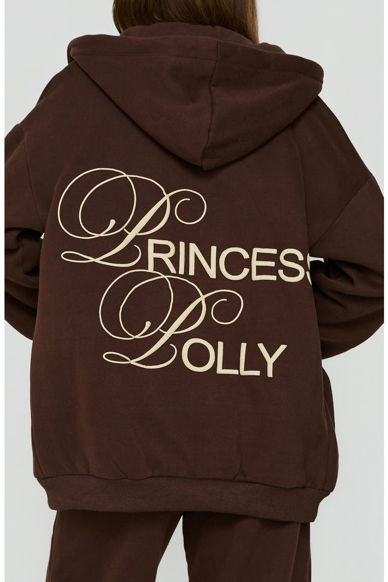 Peytan Full Zip Hoodie, Alternate, color, BROWN