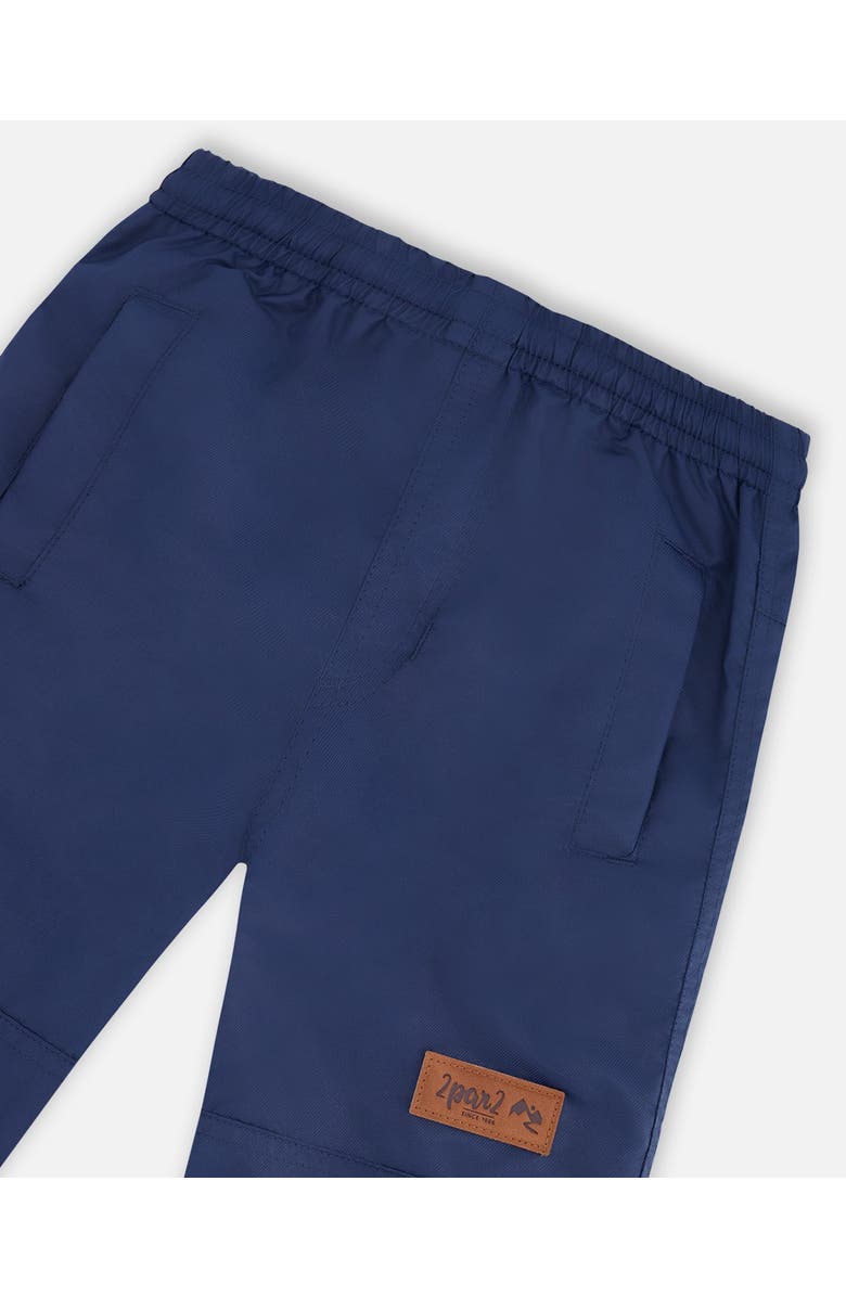 Deux par Deux Two-Piece Mid-Season Flowers Outerwear Set, Alternate, color, Black Floral Print