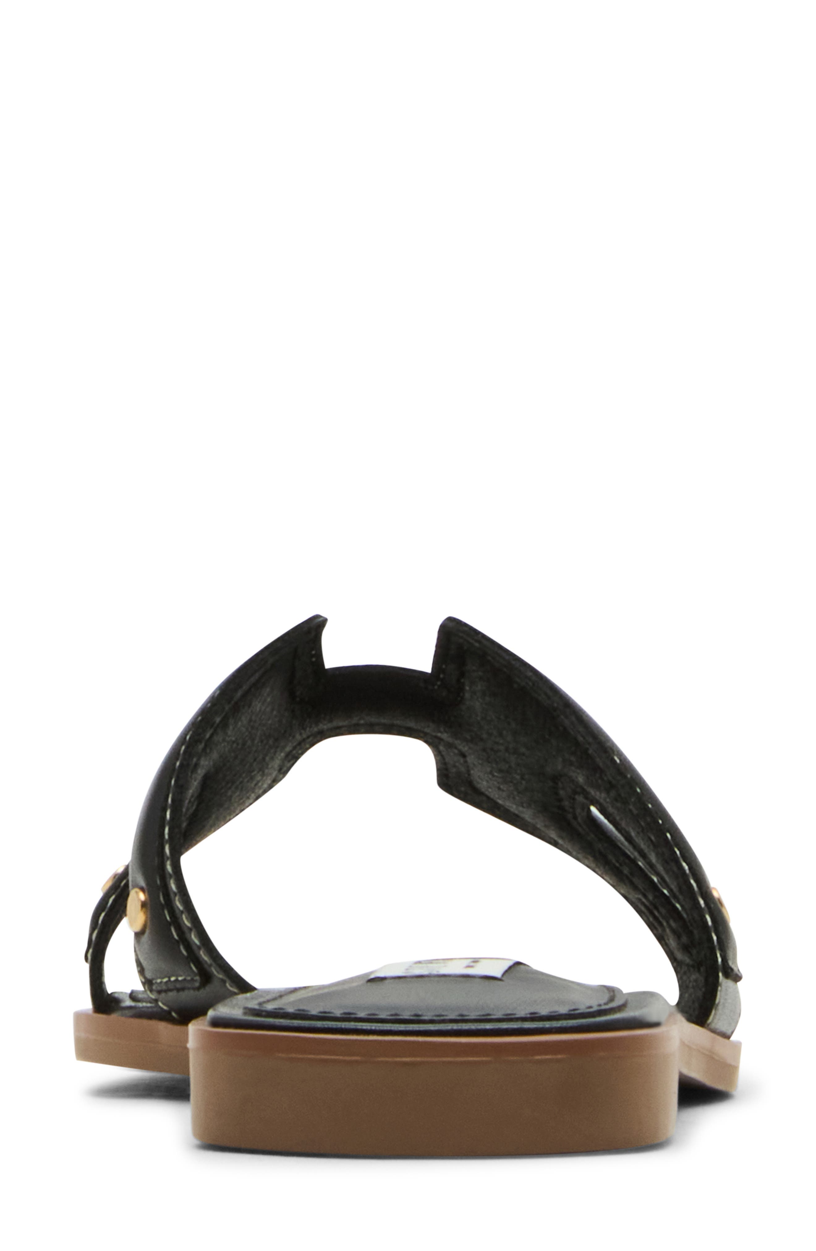 Steven New York Harlien Slide Sandal, Alternate, color, Black
