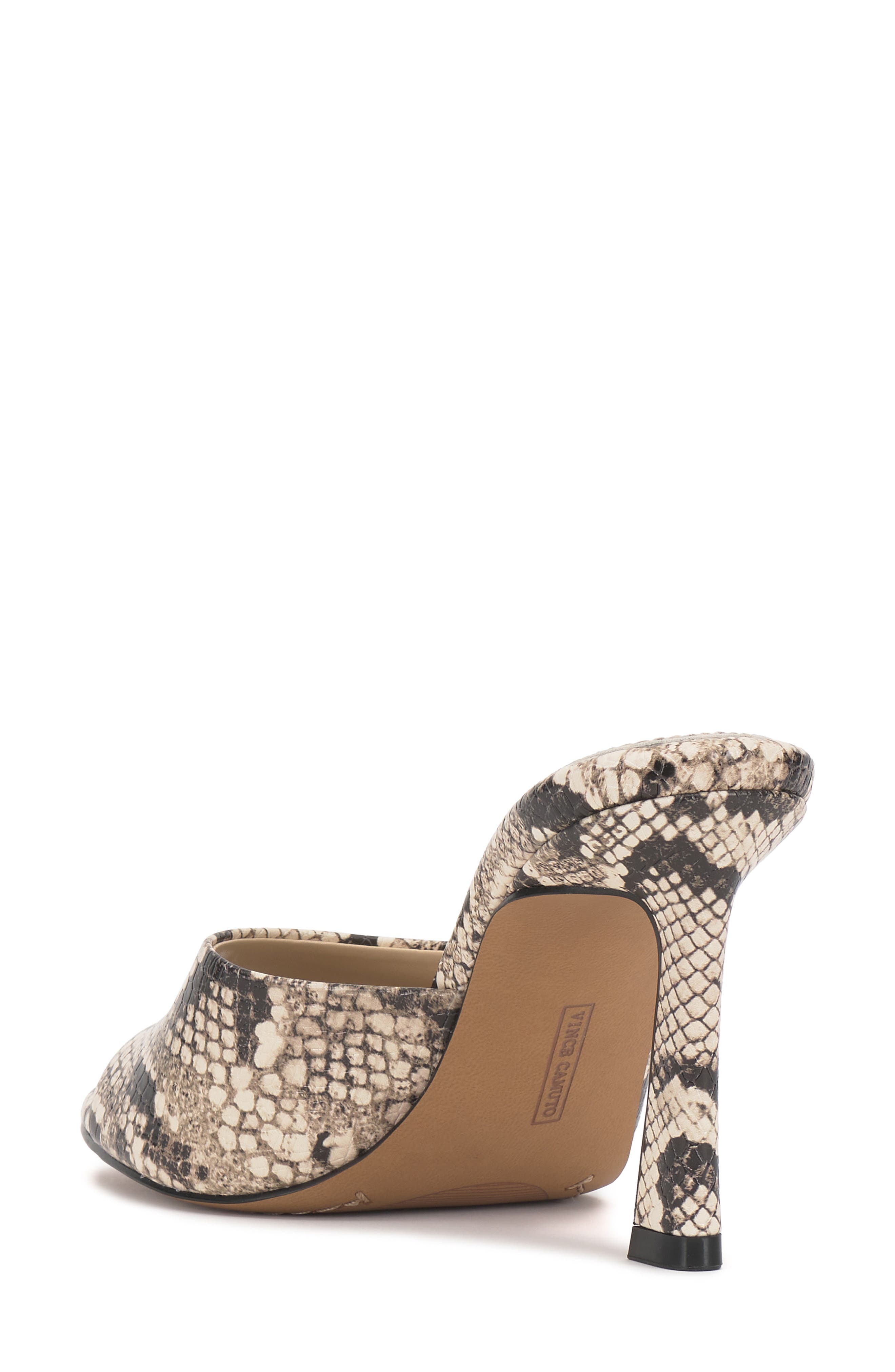 Paigley Mule Sandal, Alternate, color, BLACK/ CREAM