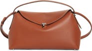 TOTEME T-Lock Grained Leather Top Handle Bag