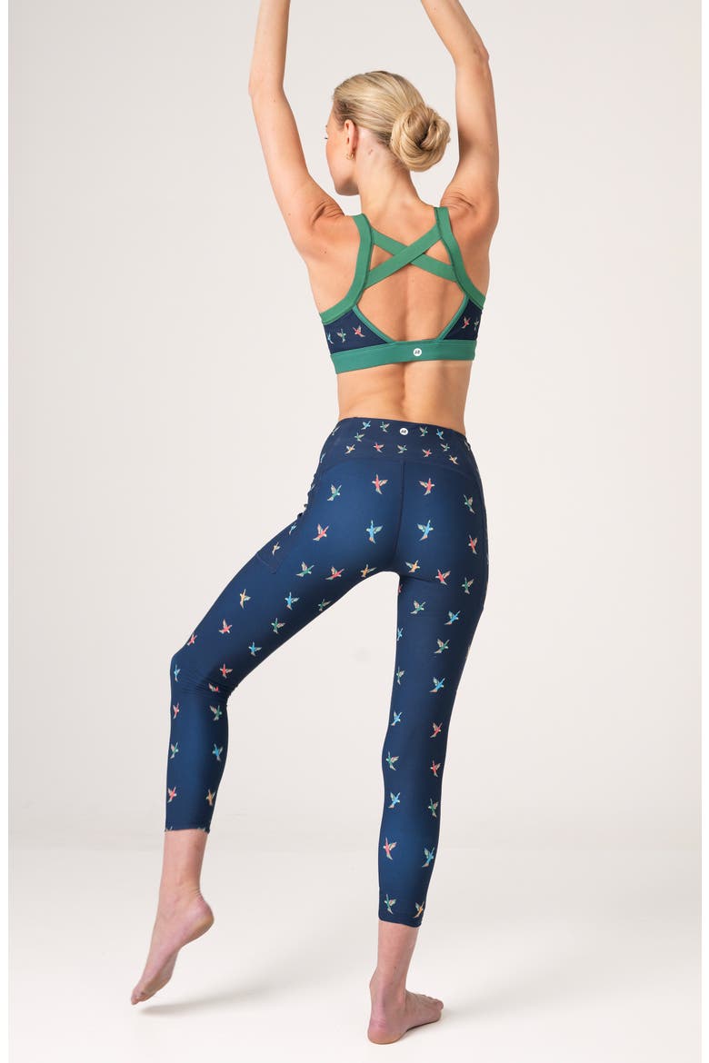 Freedom Wings High-Waisted 7/8 Leggings, Alternate, color, Blue