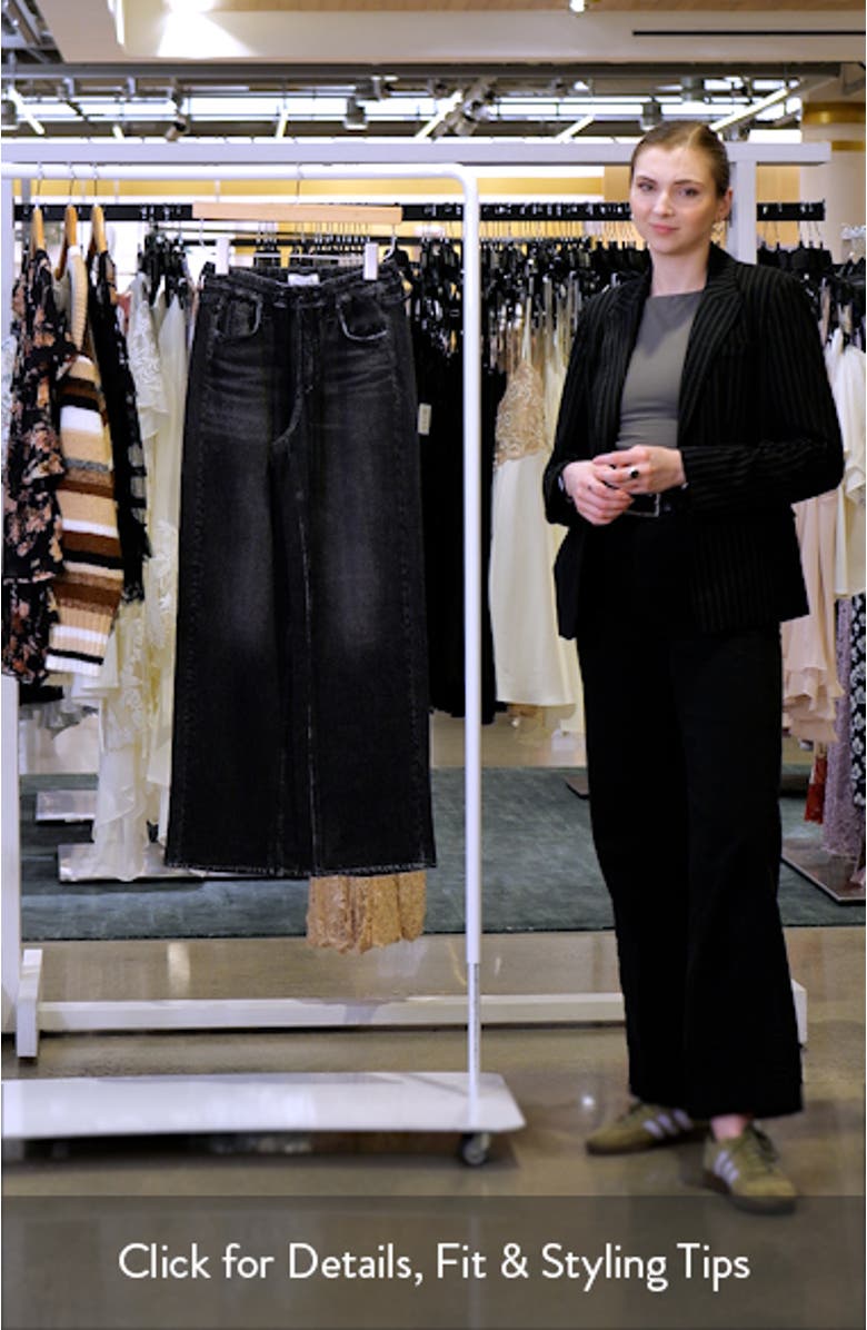 Miramar Pull-On Wide Leg Cotton Terry Sweatpant Jeans, sales video thumbnail