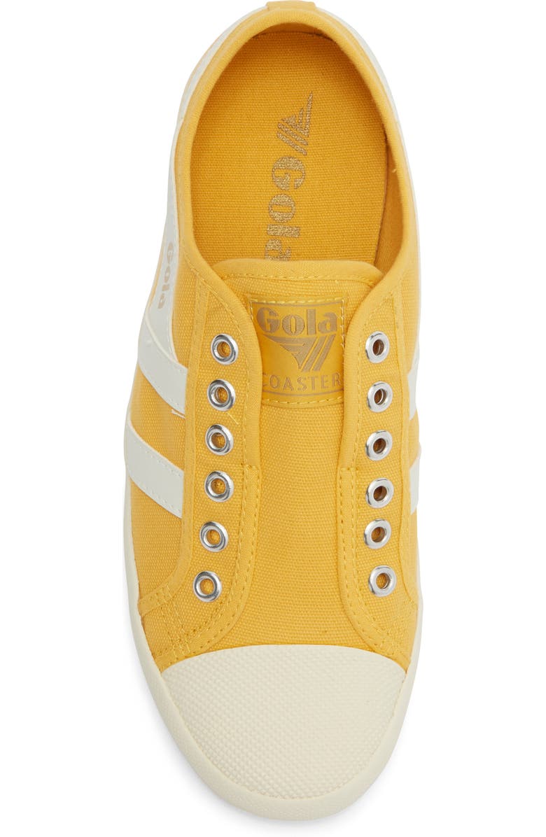 Gola Coaster Slip-On Sneaker, Alternate, color, Sun/ Off White