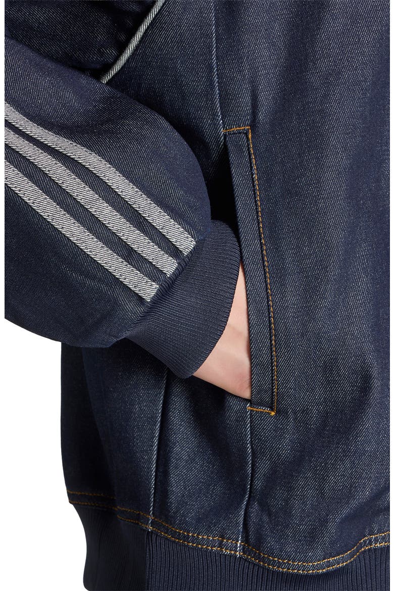 SST Denim Track Jacket, Alternate, color, INDIGO DENIM