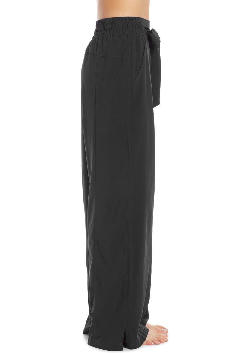 Breeze By Wide Leg Pants, Alternate, color, BLACK